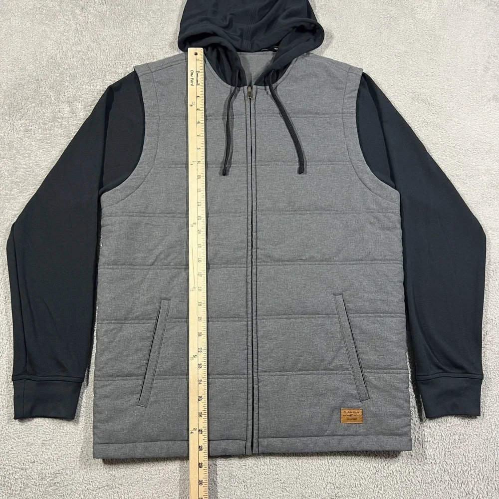 Travis Mathew Scavenger Jacket Mens Medium Hooded Puffer Vest Full Zip Golf